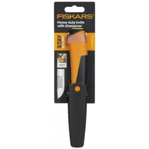 FISKARS Heavy Duty Knife with Sharpener