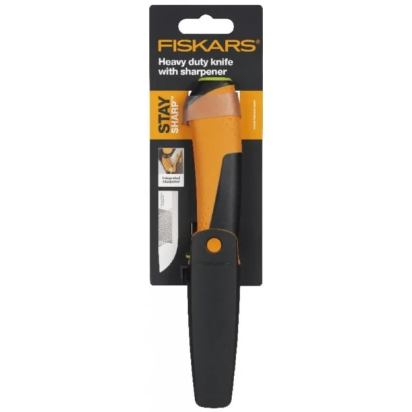 FISKARS Heavy Duty Knife with Sharpener